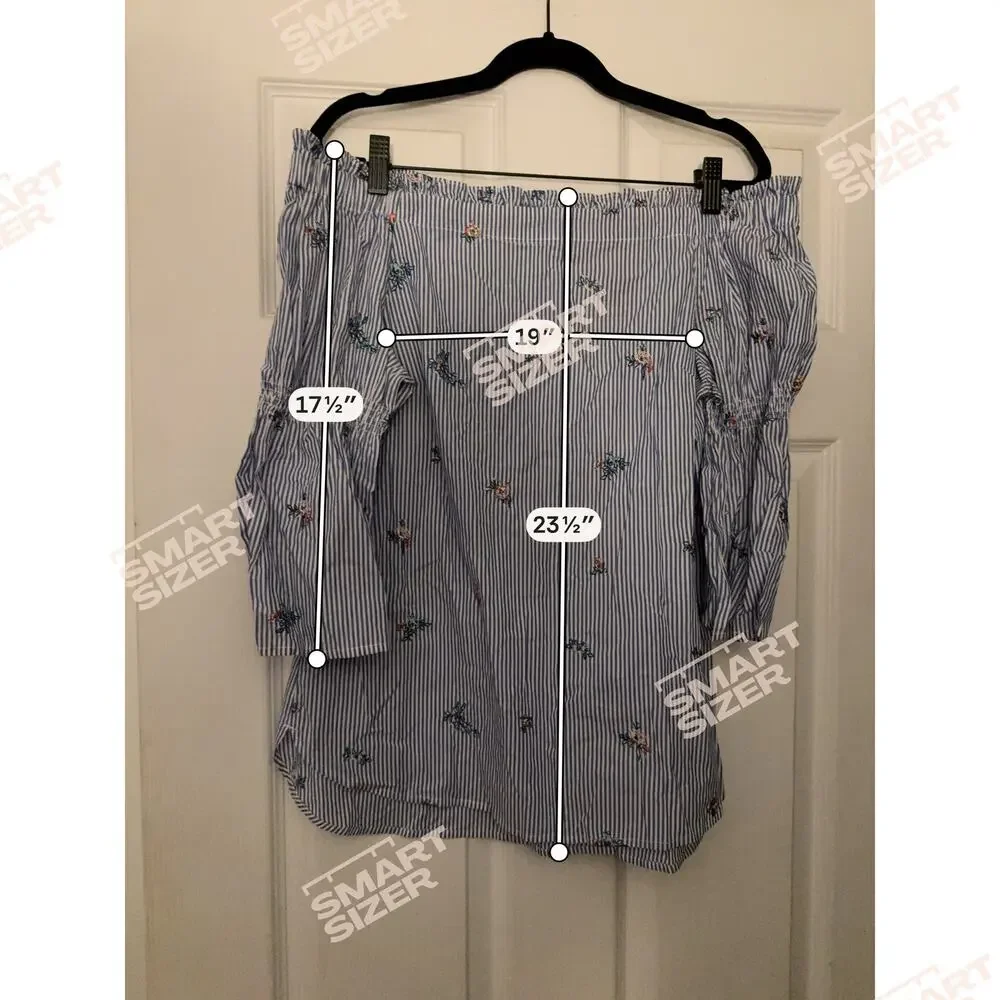 White House Black Market Off Shoulder Shirt Size Small - Picture 4 of 7